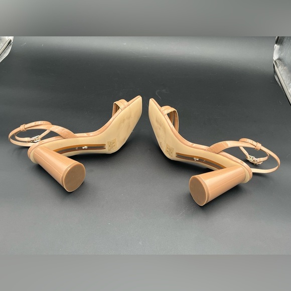 Sam Edelman Tan Chunky Patent Heel Size 9.5 - Picture 5 of 6